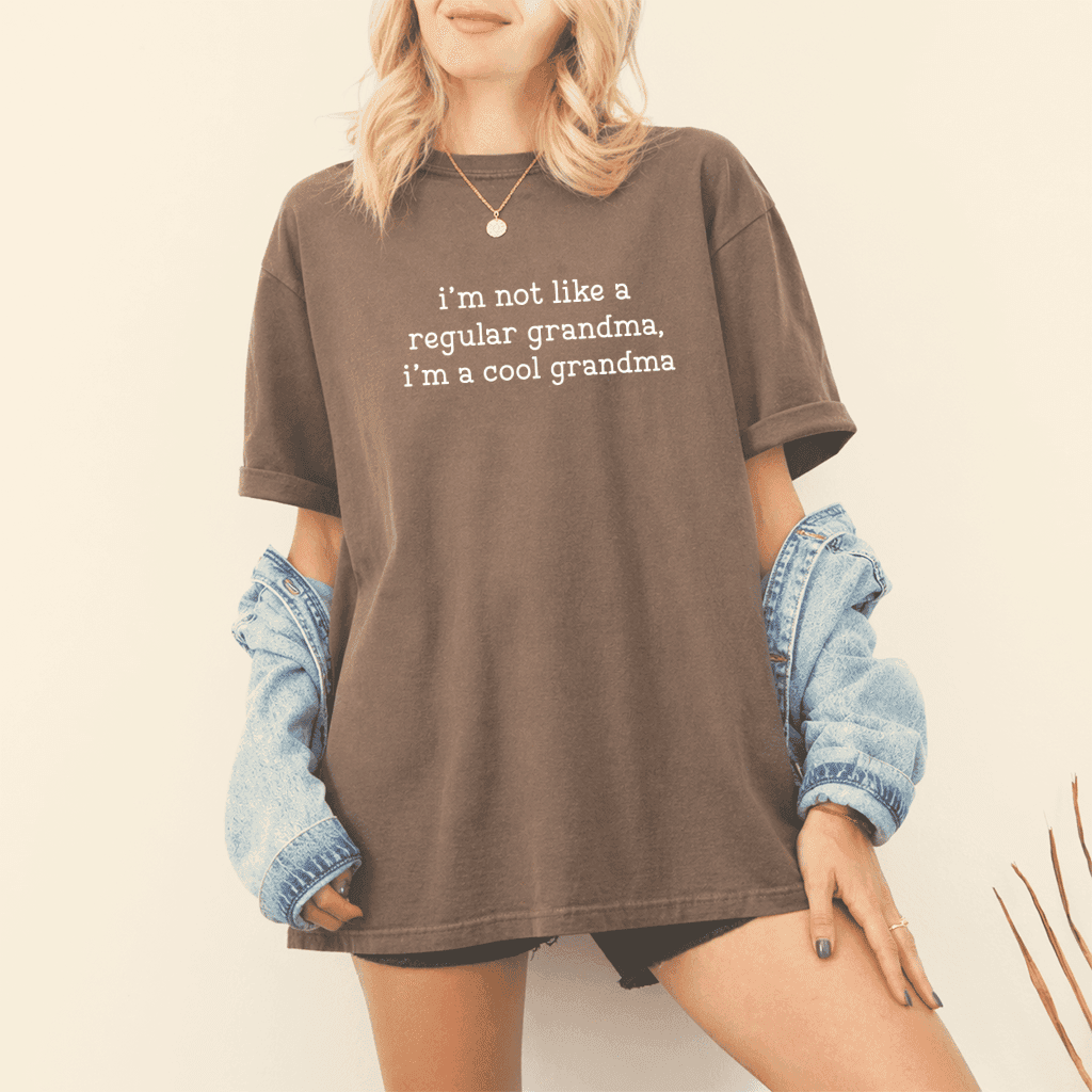 Funny Cool Grandma Comfort Colors T-Shirt - Mother's Day Gift for Grandmother, Best Grandma Ever thumbnail - detail view