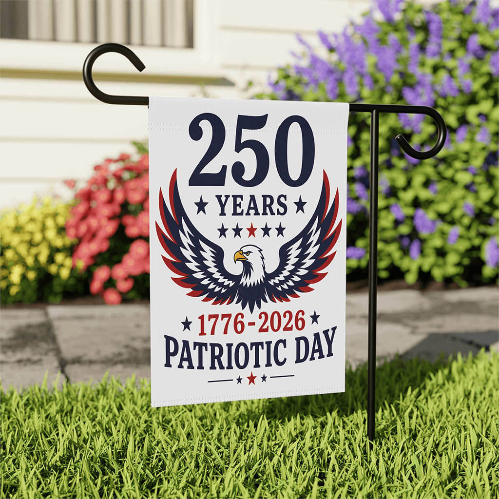 250 Years Patriotic Day USA Eagle Patriotic Flag - Independence Gift for Him & Her thumbnail - front view