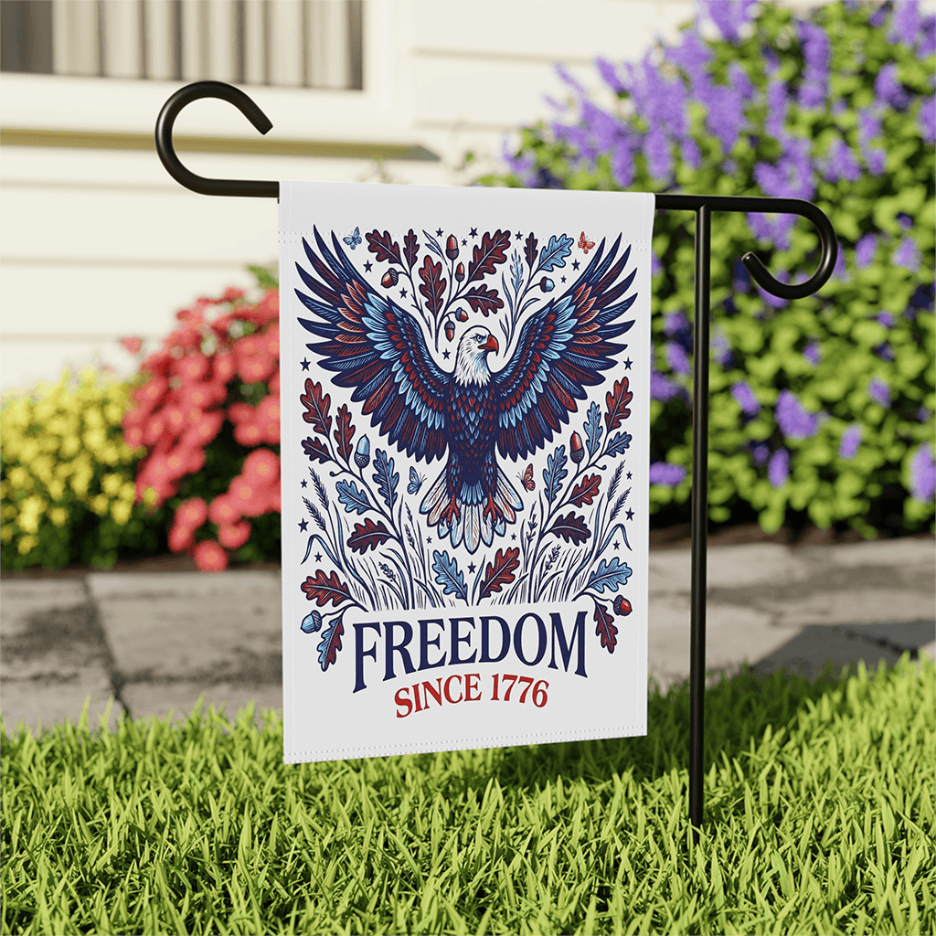 Freedom Since 1776 America Eagle Flag - USA Patriotic Gift for Him & Her thumbnail - front view