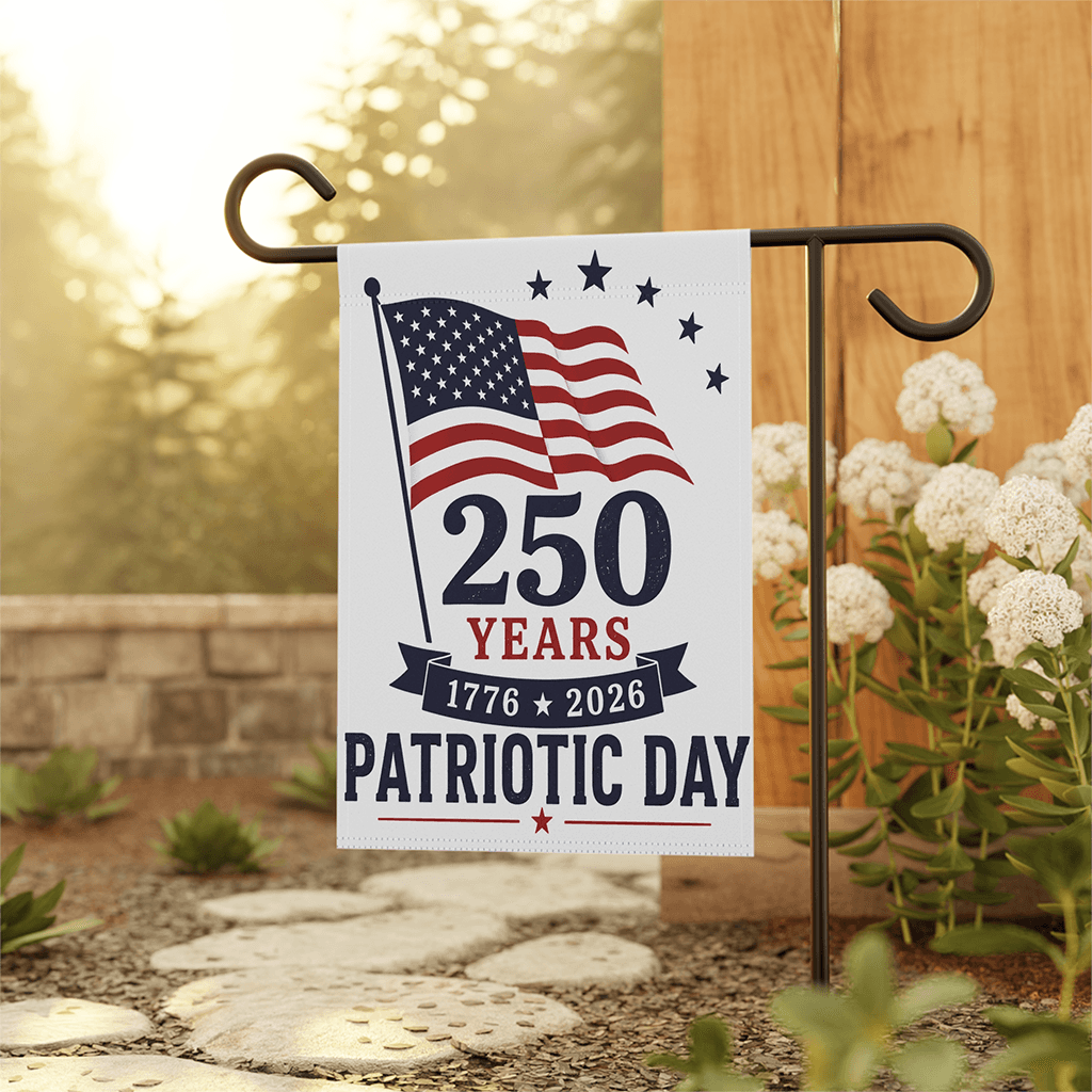1776 2026 Patriotic Day USA Flag - 250 Years Gift for Him & Her thumbnail - back view