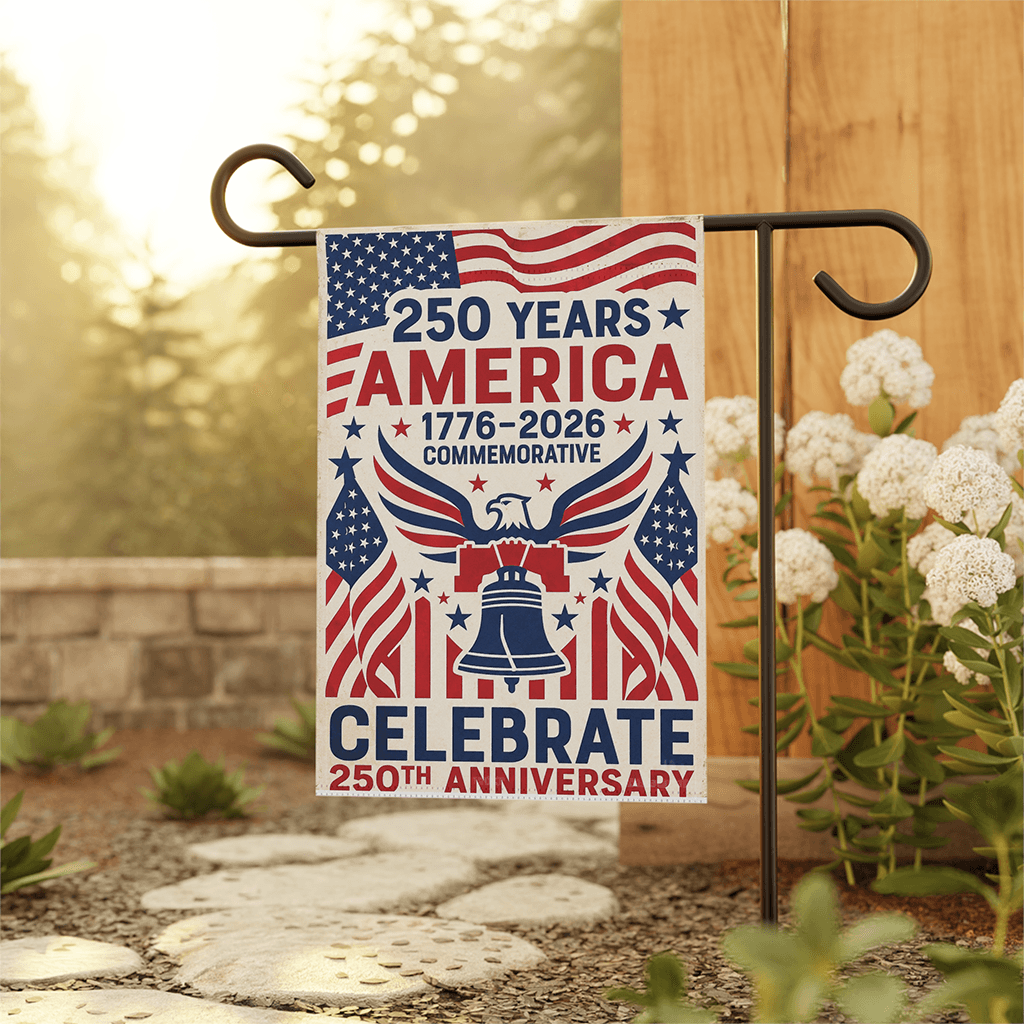 Patriotic Eagle American Flag - 4th of July USA 250th Anniversary Gift thumbnail - back view