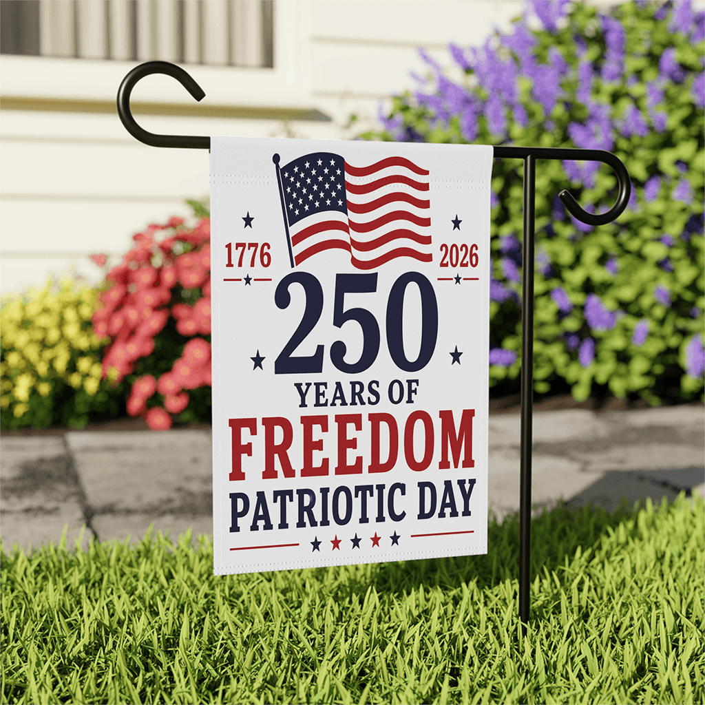 250 Years of Freedom Patriotic Flag - USA Independence Day Gift for Him & Her thumbnail - front view