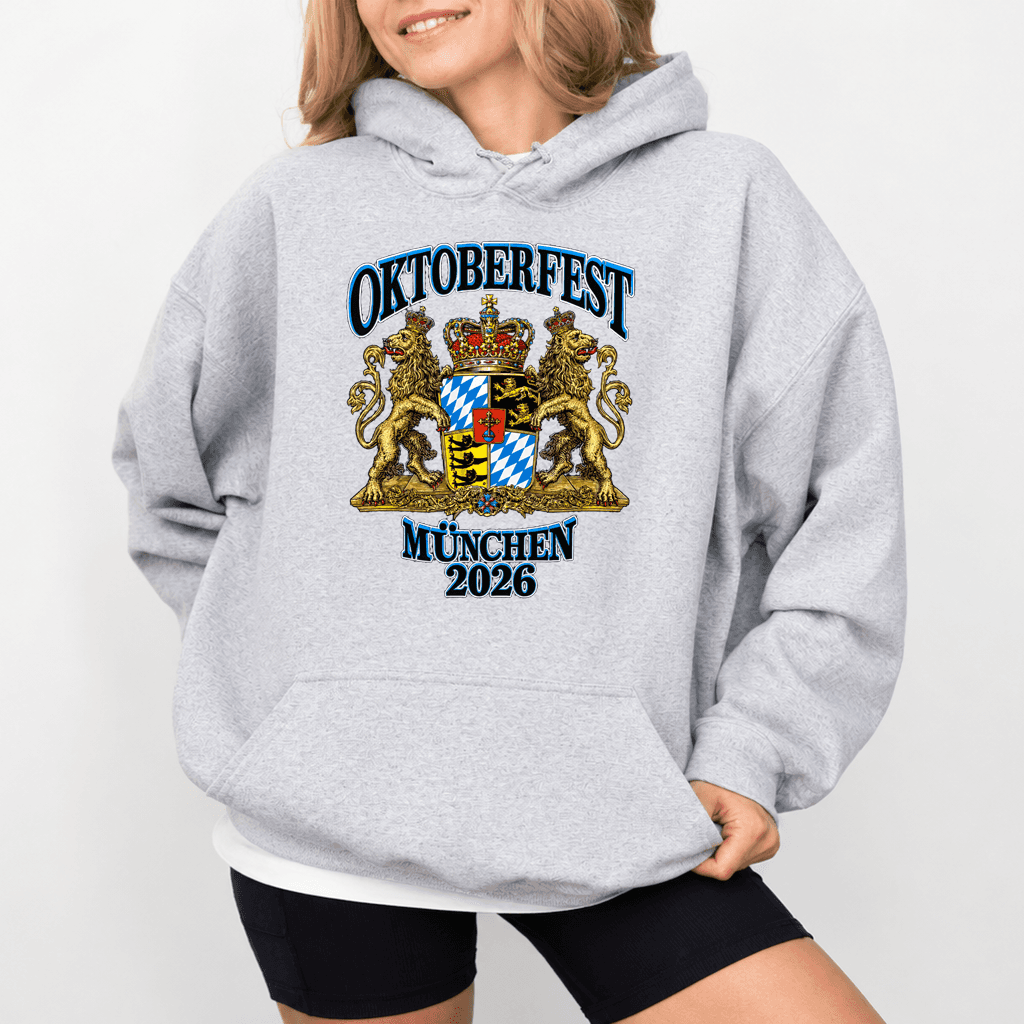 Vintage Oktoberfest Munchen 2026 German Beer Hoodie| Ideal Gift for Beer Lovers thumbnail - back view