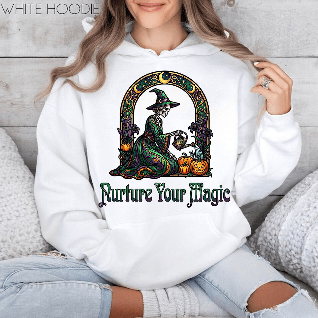 Future Your Magic Halloween Spooky Witch Hoodie| Spooky Pumpkin Garden Gift for Halloween thumbnail - detail view