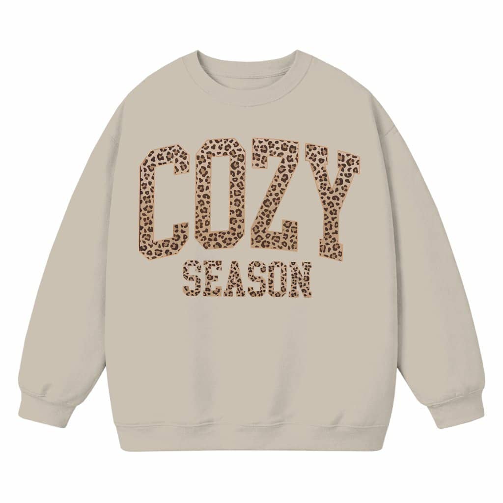 Leopard Cozy Sweatshirt – Fall Season Gift for Her