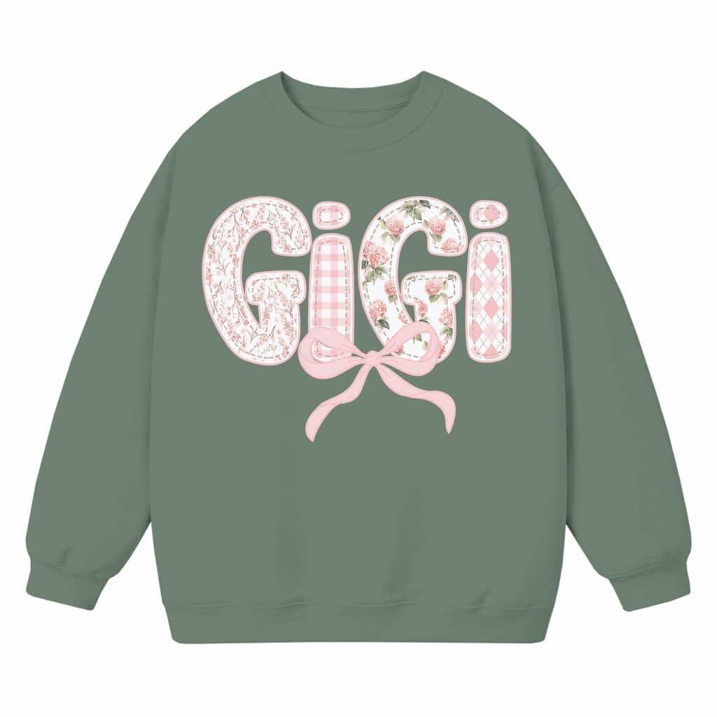 Gigi Nana Floral Sweatshirt – Gift for Nana Grandma