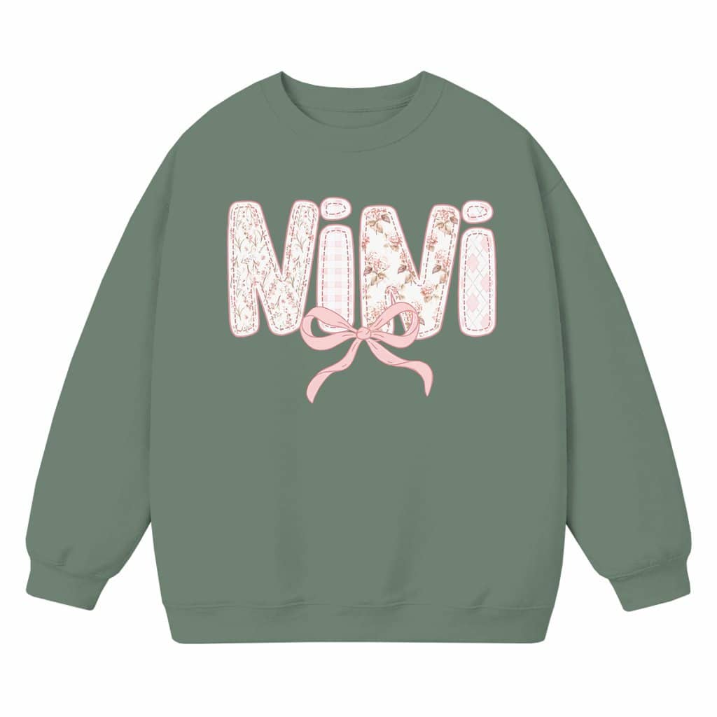 Nini Nana Floral Sweatshirt – Gift for Nana Grandma