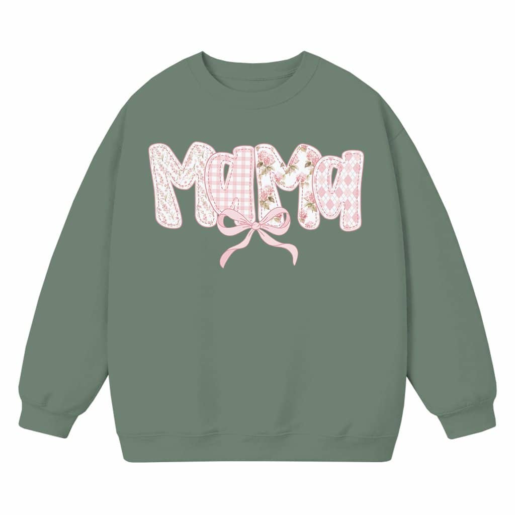 Floral Mama Sweatshirt – Mother's Day Gift for Mama Crewneck