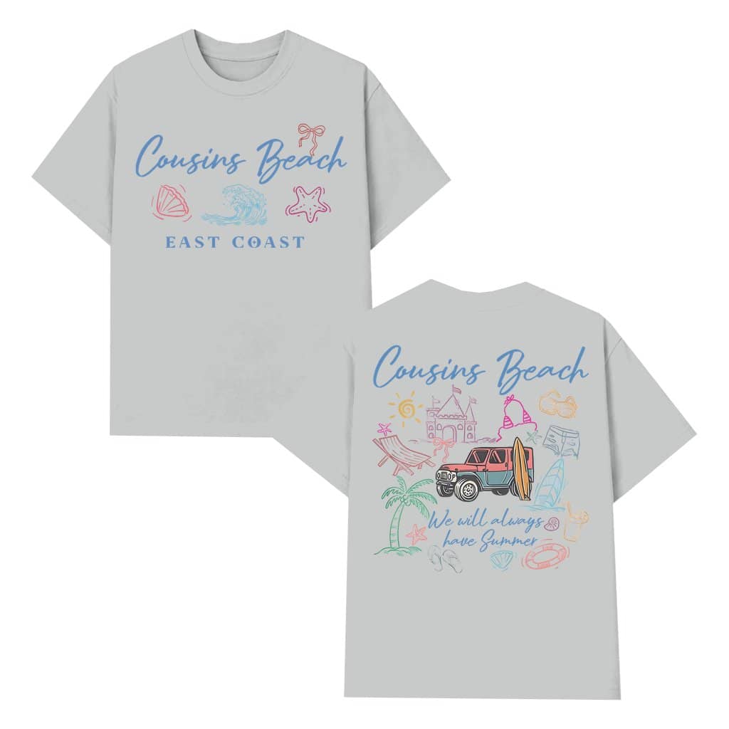 2 Sided Print T-shirt – Gift for Women and Men Trendy Soft-Washed Casual