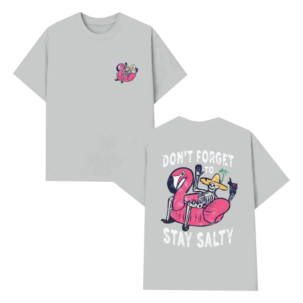 Stay Salty Skeleton T-shirt – Funny Beach Lover Gift