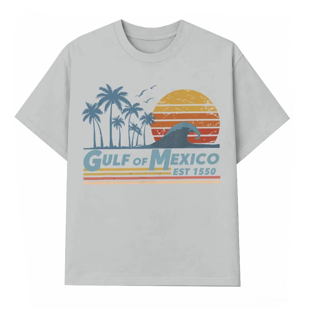 Vintage Gulf of Mexico T-shirt – Summer Gift for Beach Lovers Retro Coast