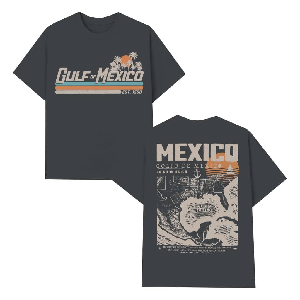 Vintage Gulf of Mexico T-shirt – Travel Gift for Him Her Beach Retro