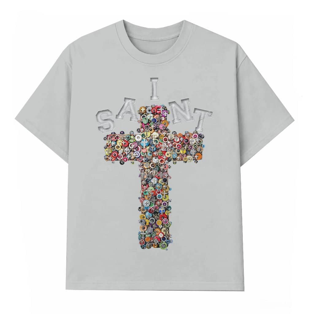 Saint Cross T-shirt – Gift for Men & Women Vintage Football Style
