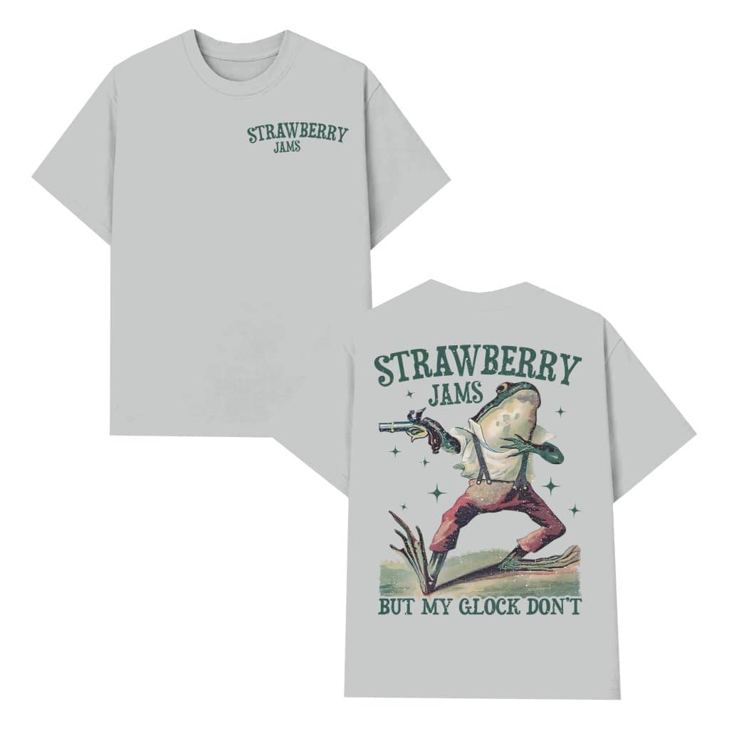 Funny Strawberry Jams But My Piece T-shirt – Funny Gift Vintage Unisex