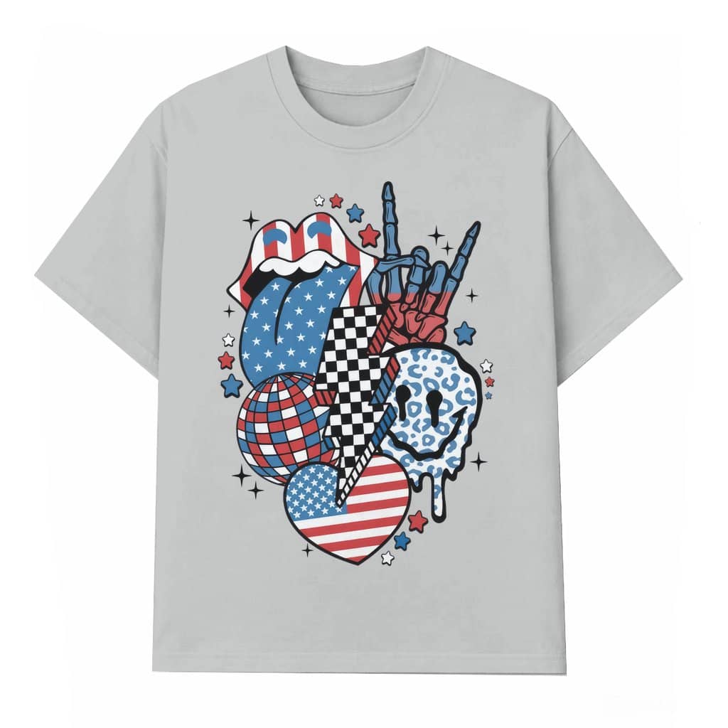 Retro T-shirt – 4th of July Patriotic Gift Vintage