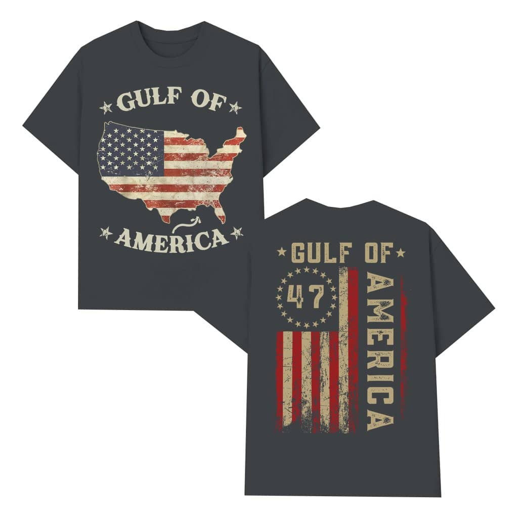 Patriotic USA Flag T-shirt – 4th of July Gift for Men Women Vintage 2 Sided