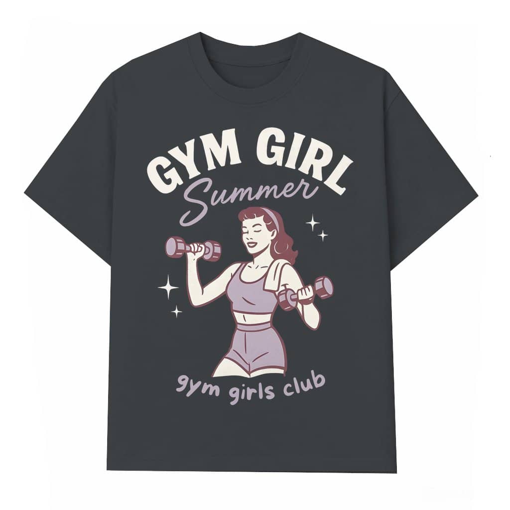 Gym Girls Club T-shirt – Summer Gift for Gym Lovers Vintage