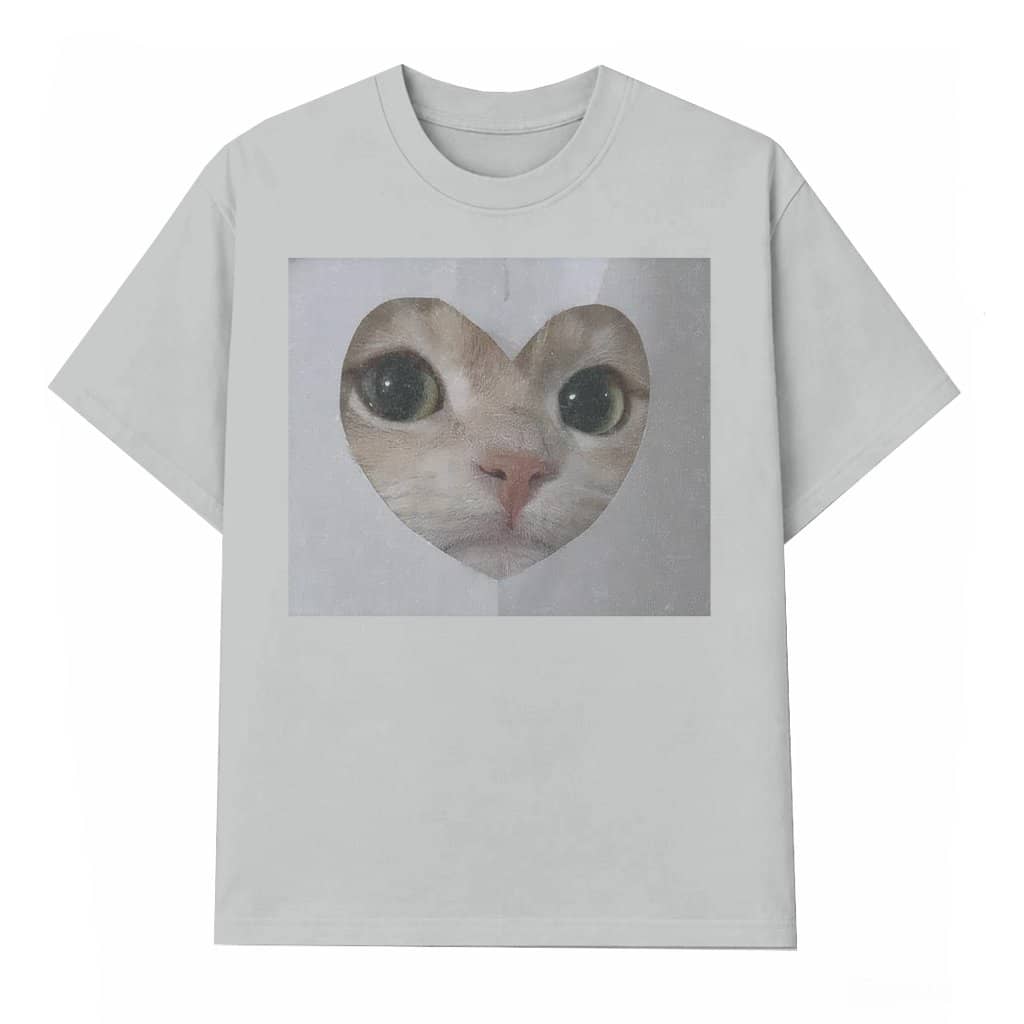 Funny Cat Vintage Washed T-shirt – Gift for Cat Lovers Birthday Christmas