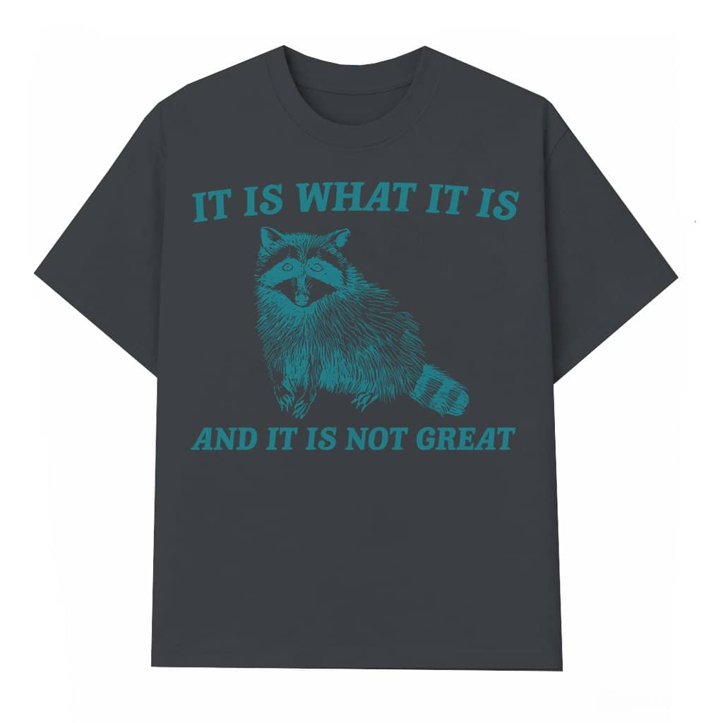 Raccoon Meme T-shirt – Funny Gift for Raccoon Lovers Vintage