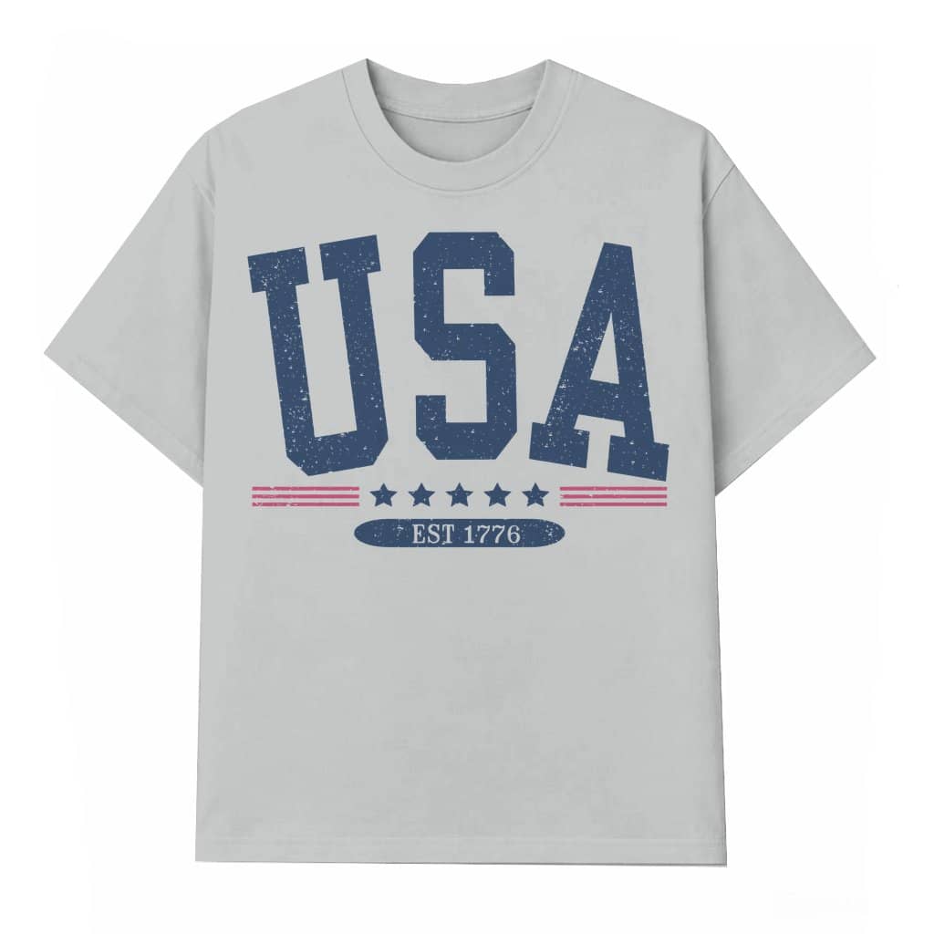 USA EST 1776 T-shirt – 4th of July Independence Day Patriotic Gift Vintage