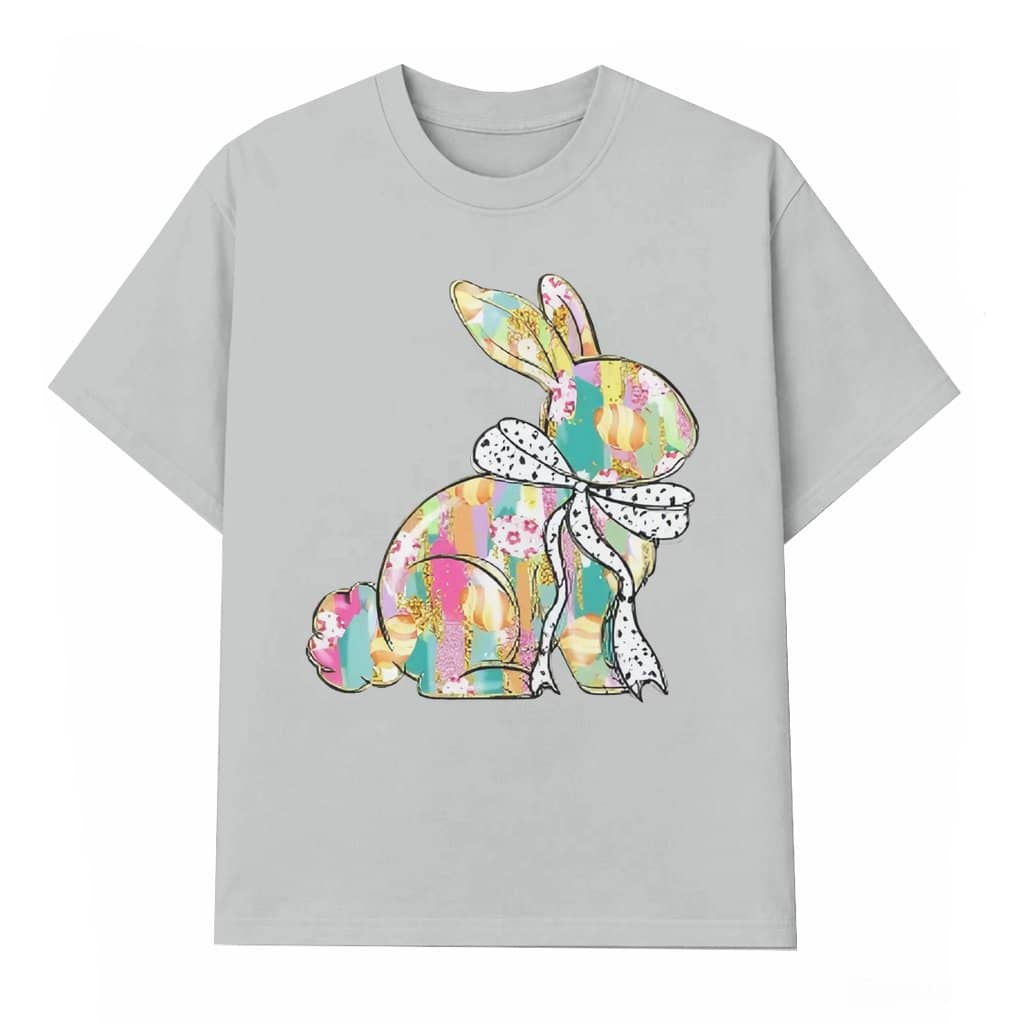 Cute Easter Bunny T-shirt – Easter Spring Gift for Women Vintage Pastel