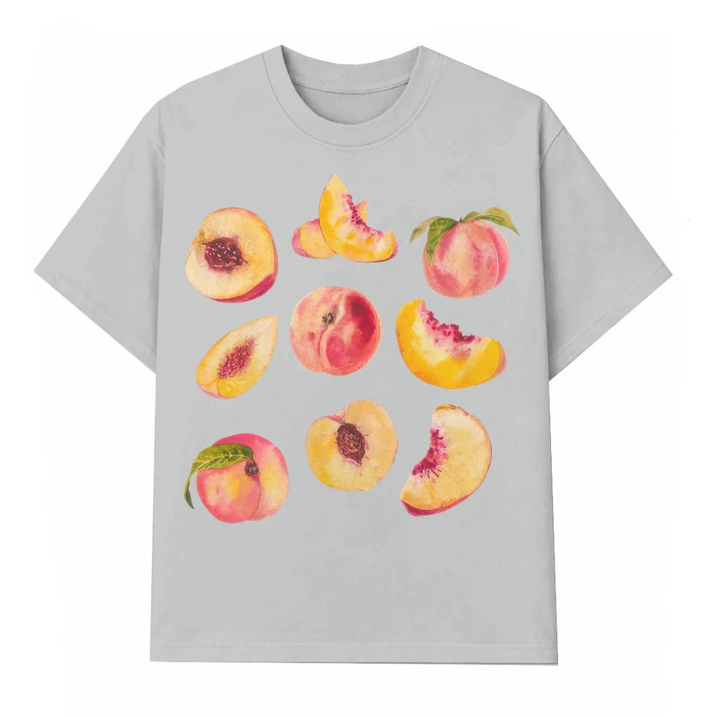 Vintage Peach T-shirt – Gift for Women Aesthetic Fruit