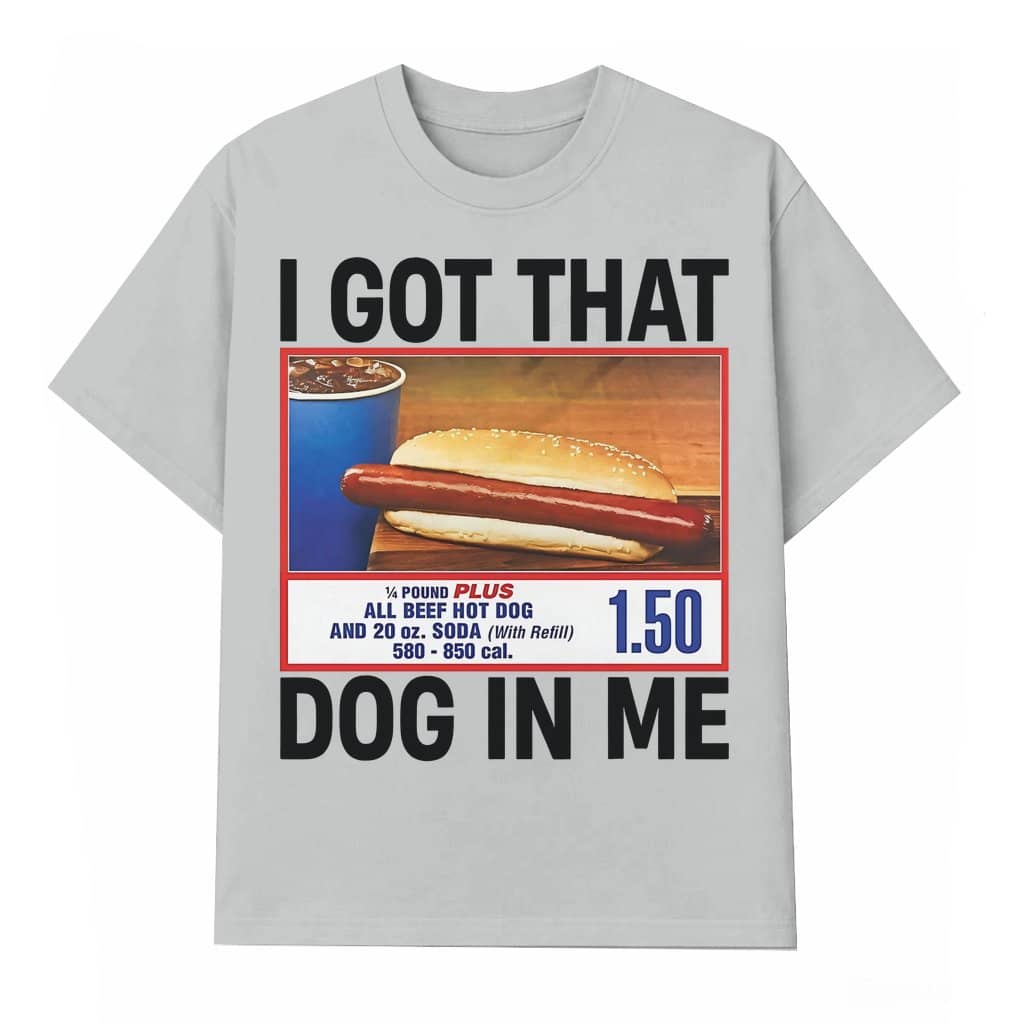 Hot Dog T-shirt – Funny Birthday Gift for Foodie Men Women