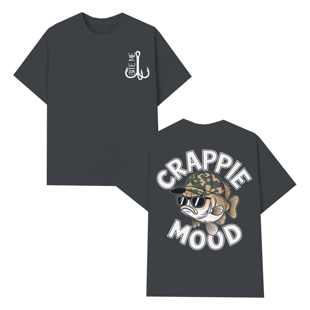Funny Crappie Mood Fishing T-shirt – Gift for Fishermen Camo