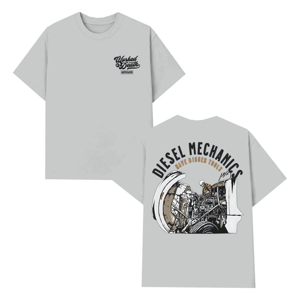 Diesel Mechanics T-shirt – Gift for Diesel Mechanic Unisex Streetwear 2 Sided Print