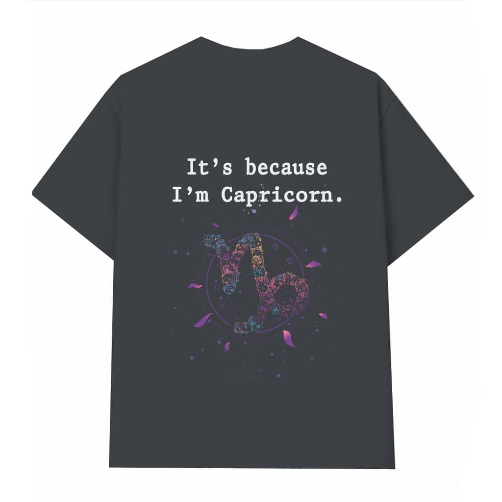 Capricorn Astrology T-shirt – Birthday Gift for Capricorn Unisex Zodiac Sign