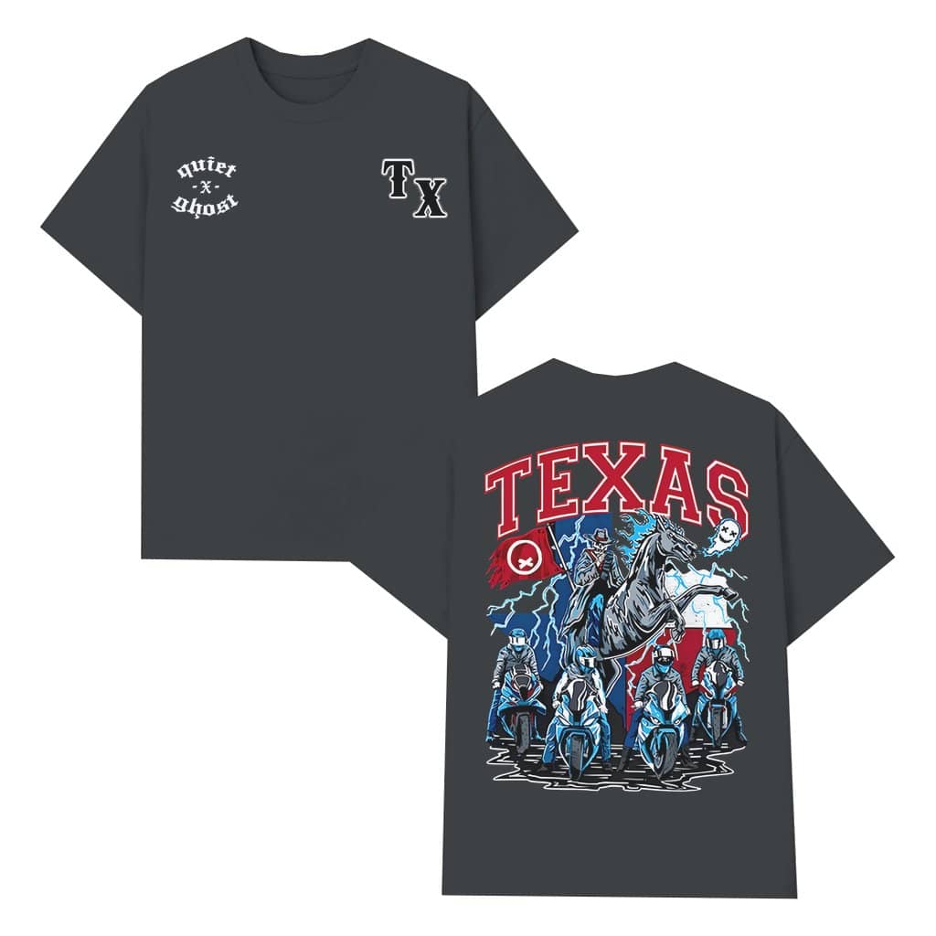Texas Ghost T-shirt – Halloween Gift for Men Women Gothic Streetwear Fall Winter