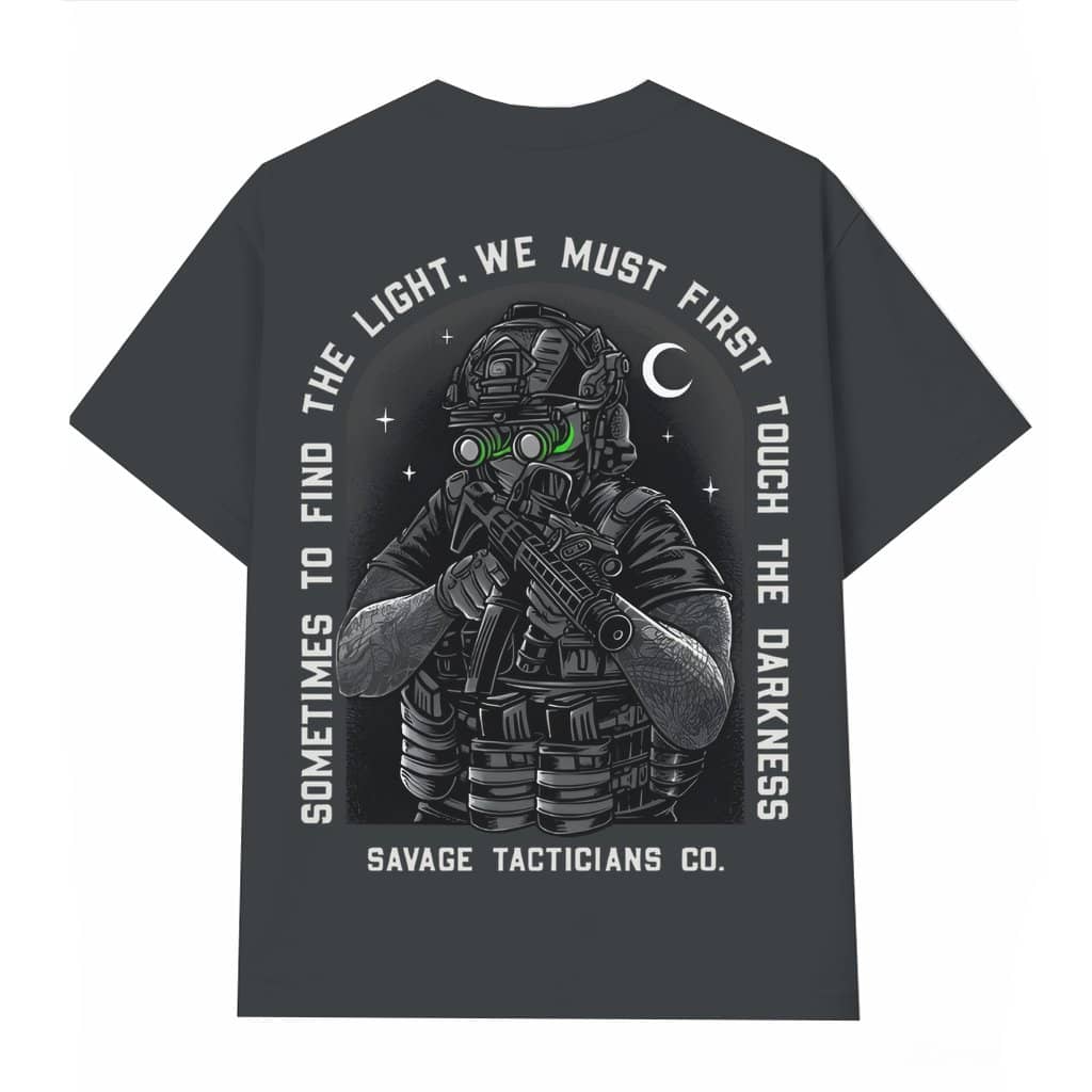 Thought-provoking Light Quote T-shirt – Birthday Gift for Men Trendy Streetwear