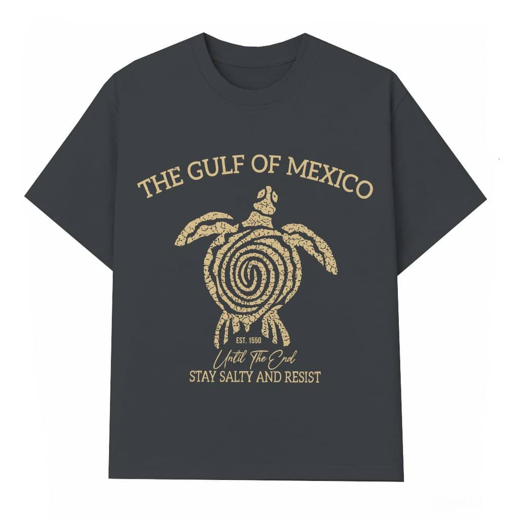 Vintage Gulf of Mexico Turtle T-shirt – Gift for Ocean Lover Stay Salty Retro Coastal