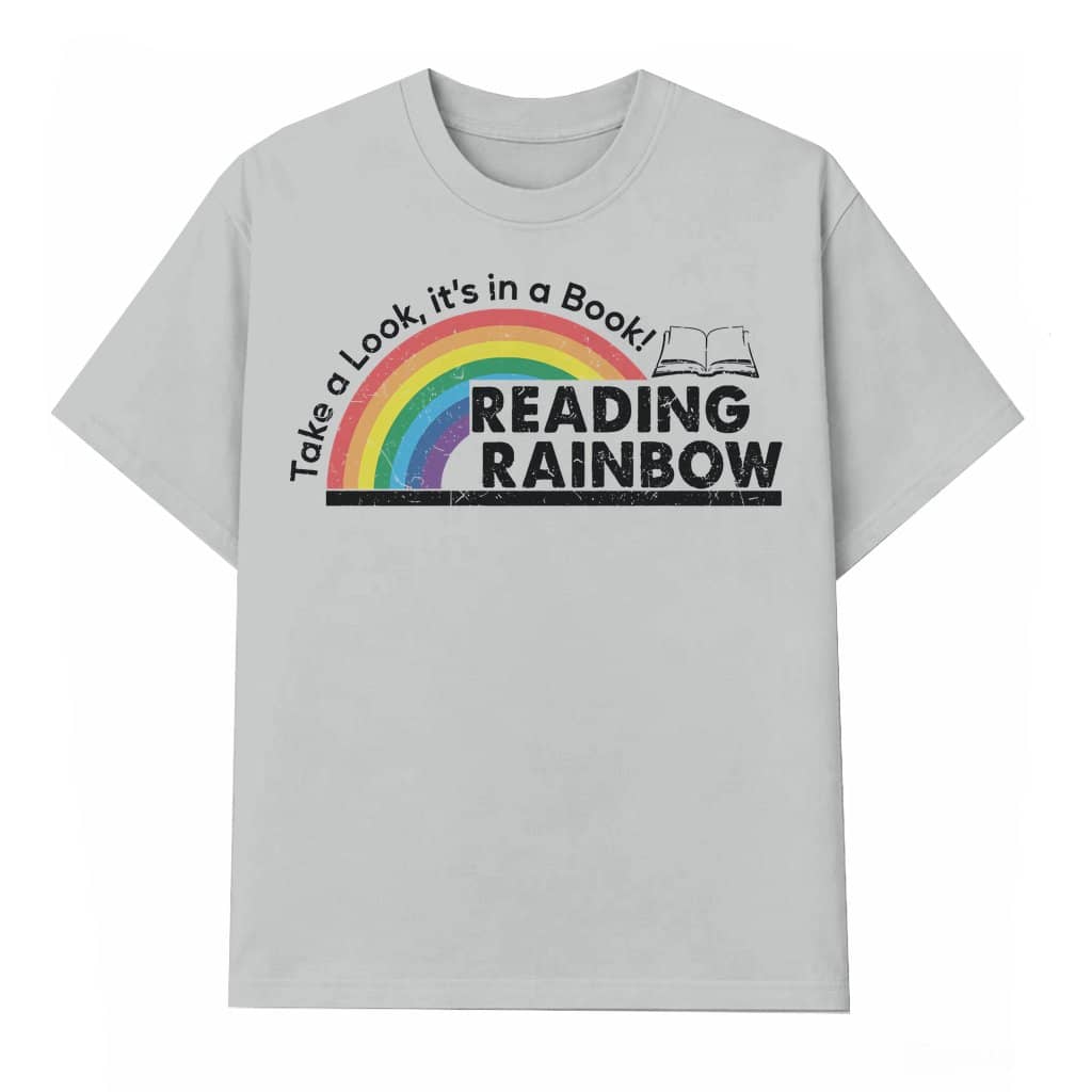 Cute Rainbow Letter Women's T-shirt – Summer Gift for Her