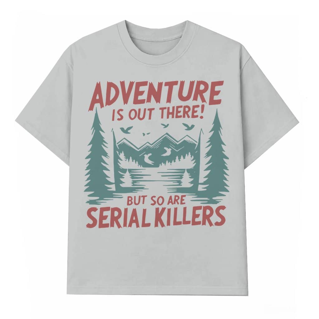 Funny Vintage Adventure T-shirt – Gift for Campers Retro Mountain Hiking
