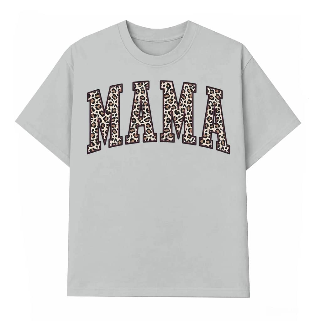 Leopard Mama T-shirt – Mother's Day Gift for Mom Cute Retro