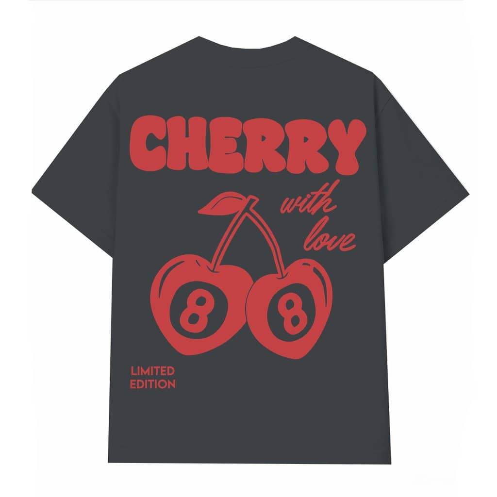 Cherry Print T-shirt – Valentine's Day Gift for Her Cute
