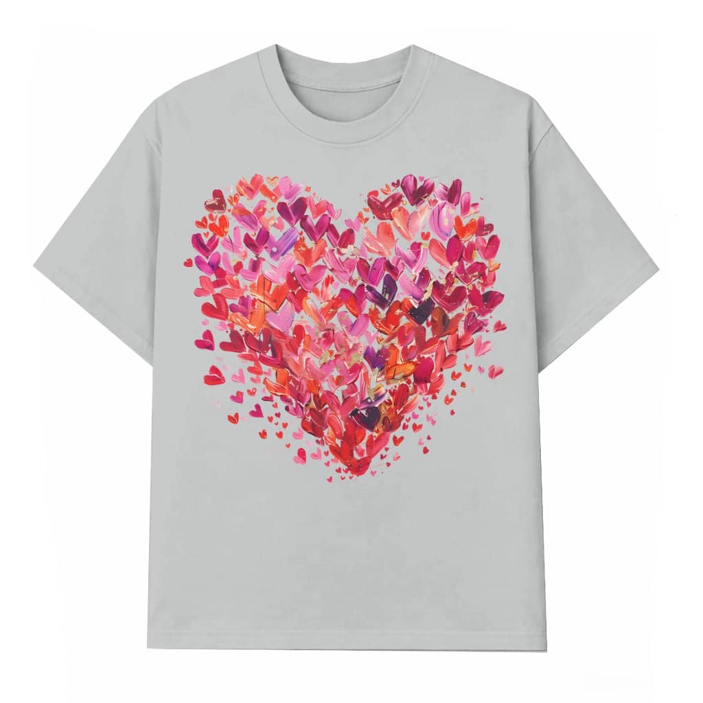 Valentine Heart T-shirt – Valentine's Day Gift for Women Cute