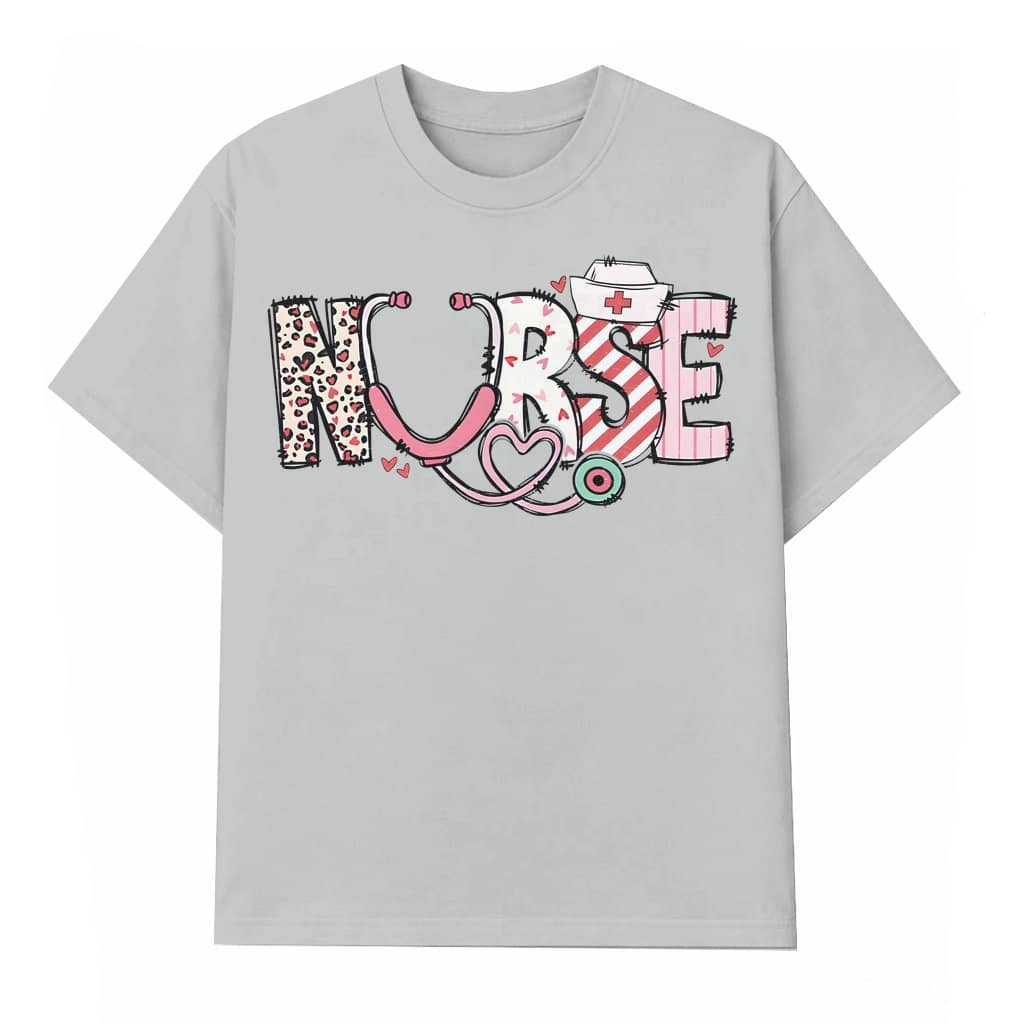 Cute Nurse T-shirt – Valentine's Day Gift for Nurses