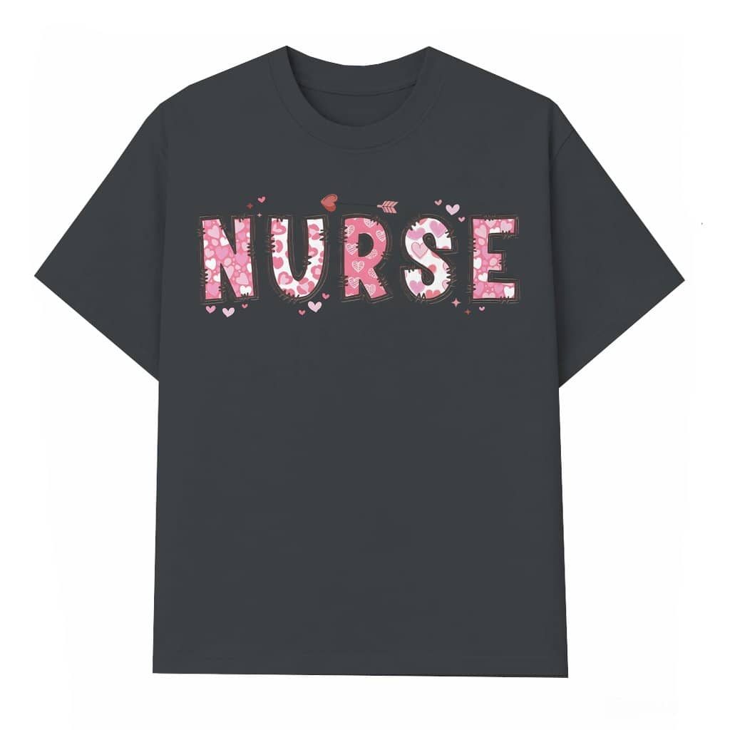 Cute Nurse T-shirt – Valentine's Day Gift for Nicu Labor Pediatric Nurses Trendy