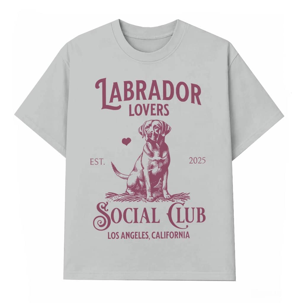 Custom Labrador T-shirt – Valentine's Day Gift for Lab Mom Personalized