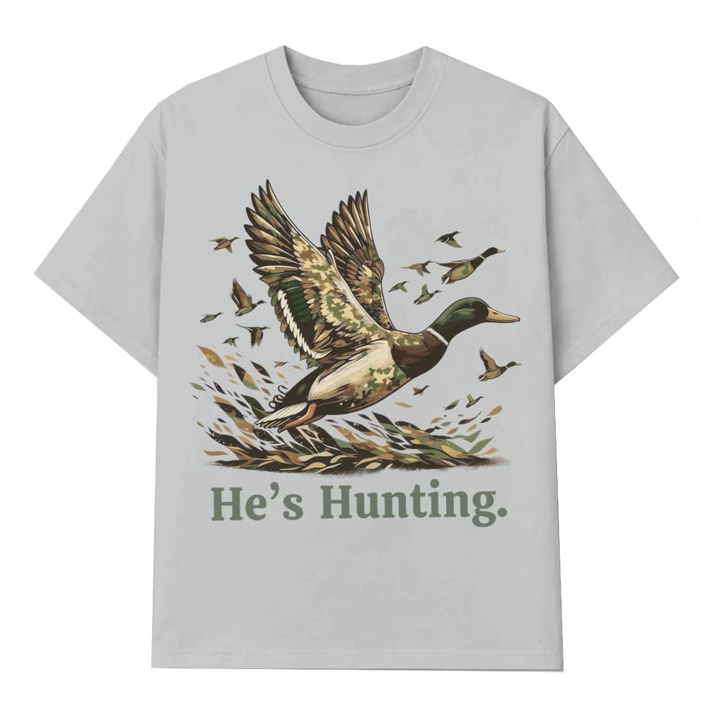 Camo Duck Hunting T-shirt – Gift for Hunter Men Women Retro Vintage