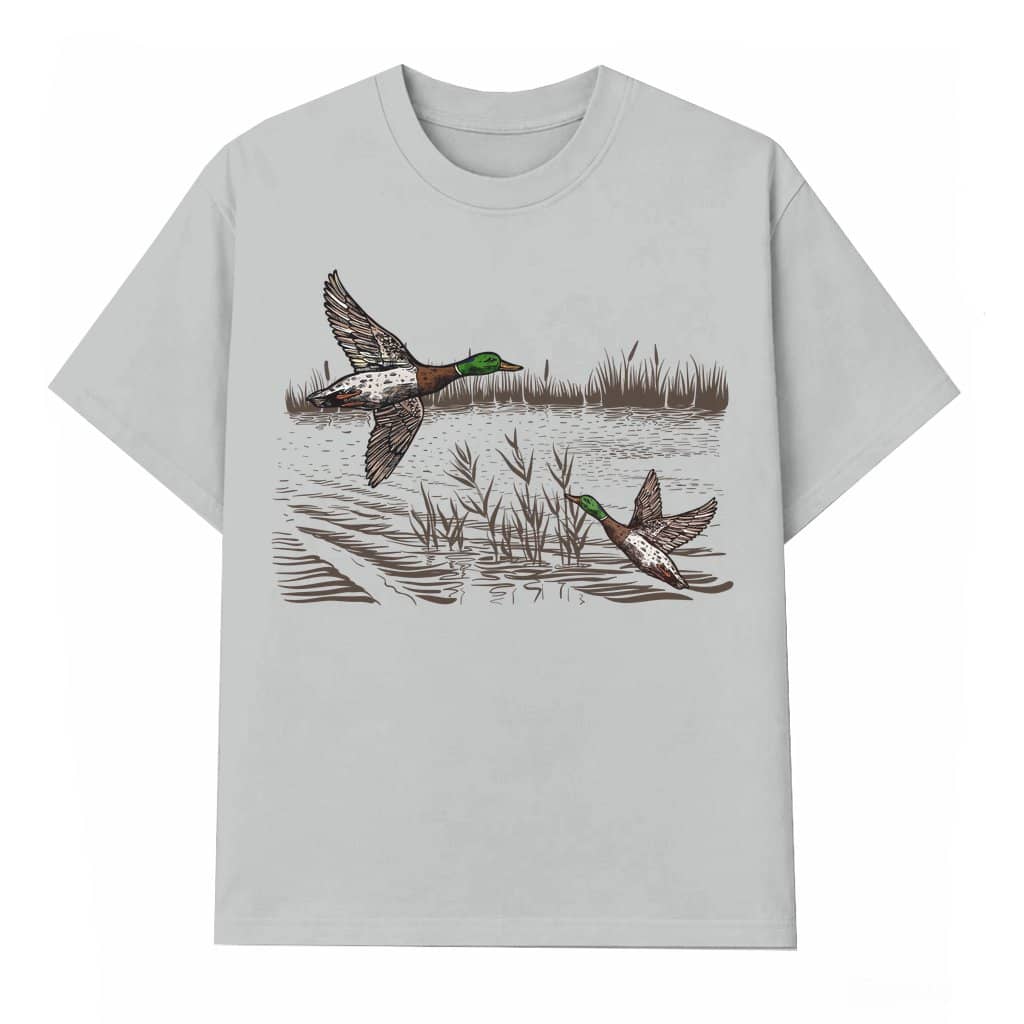 Mallard Duck Hunting T-shirt – Retro Vintage Gift for Outdoorsman