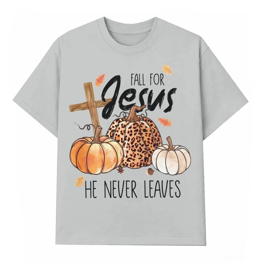 Fall For Jesus T-shirt – Christian Faith Gift Religious Scripture