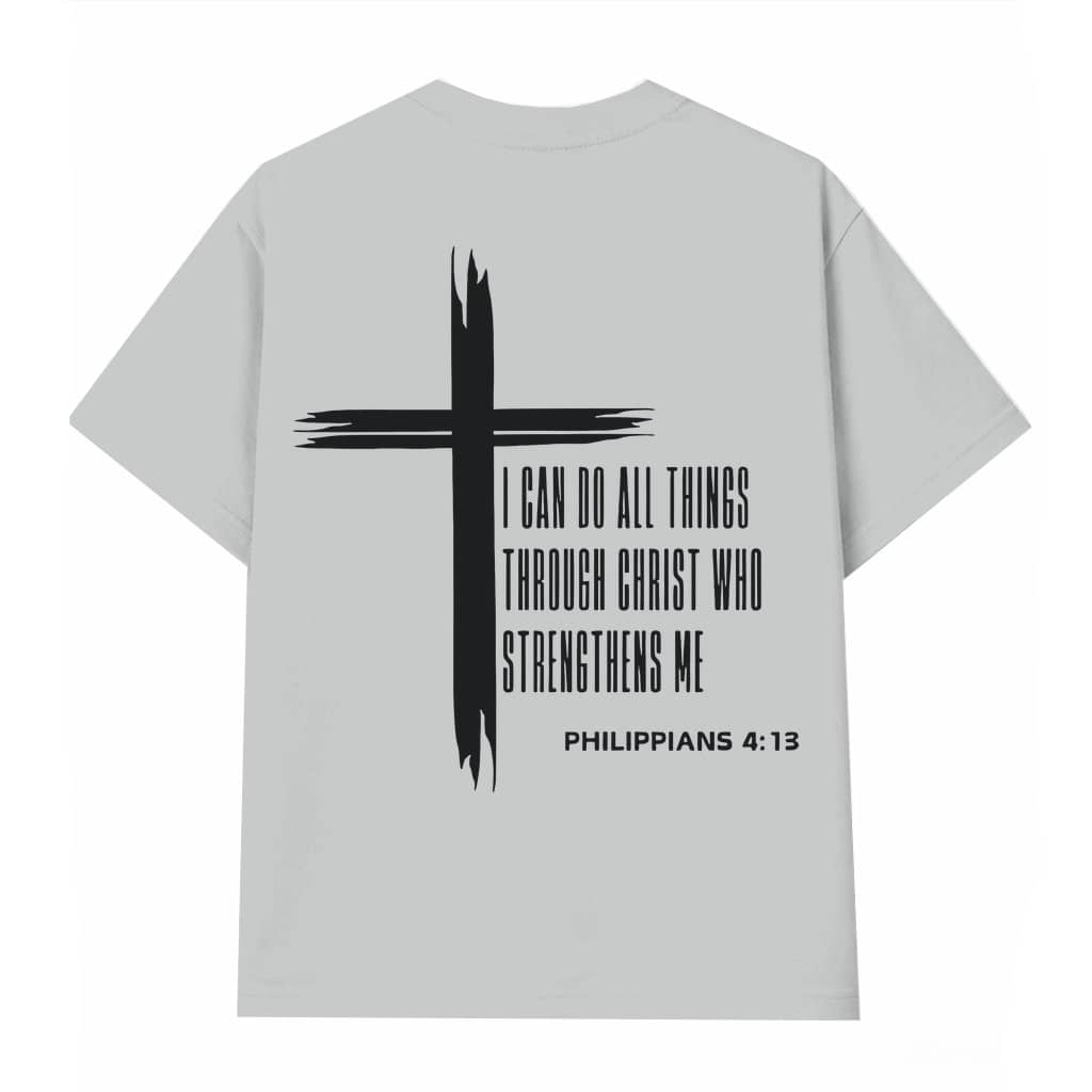 Philippians 4:13 Verse T-shirt – Christian Faith Scripture Gift for Believer