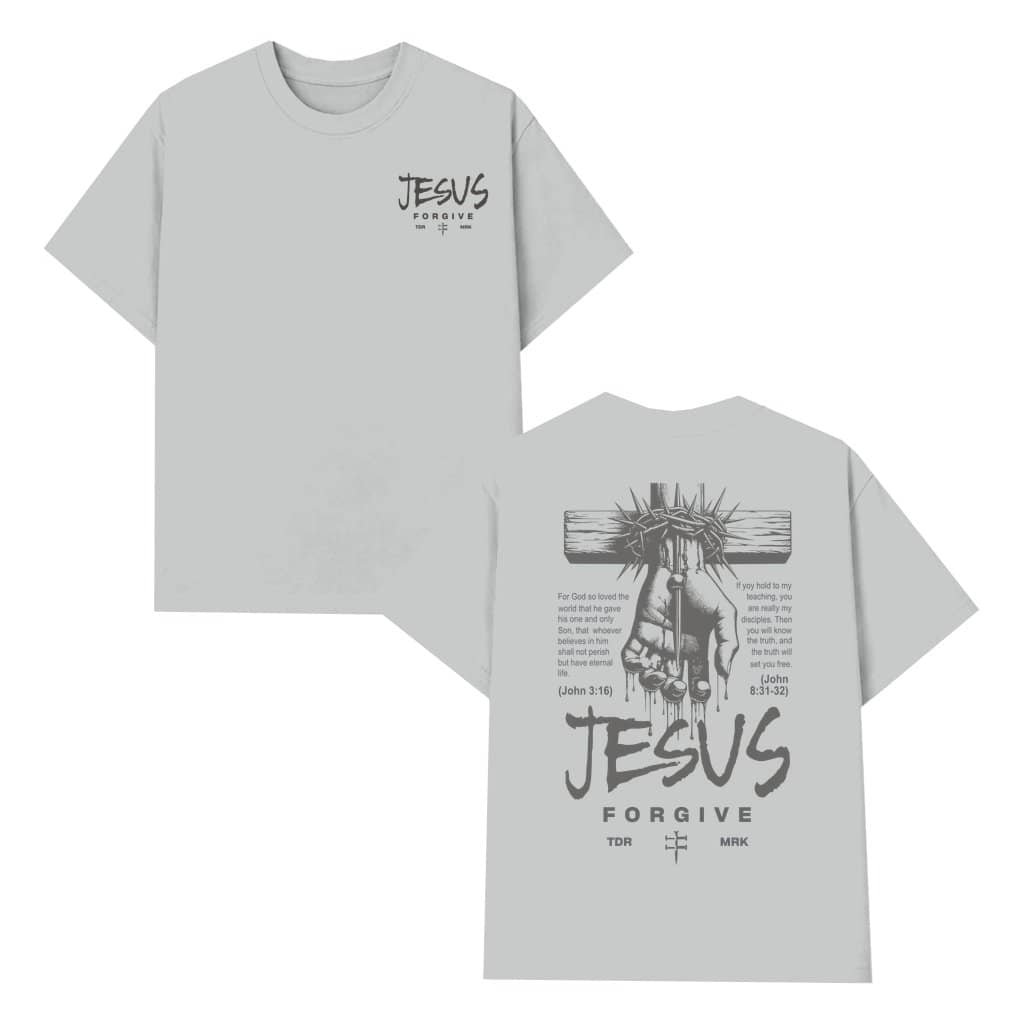 Jesus Forgiven T-shirt – Christian Faith Gift for Him or Her Trendy