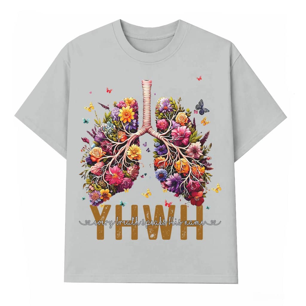 Floral YHWH Christian Scripture T-shirt – Gift for Women