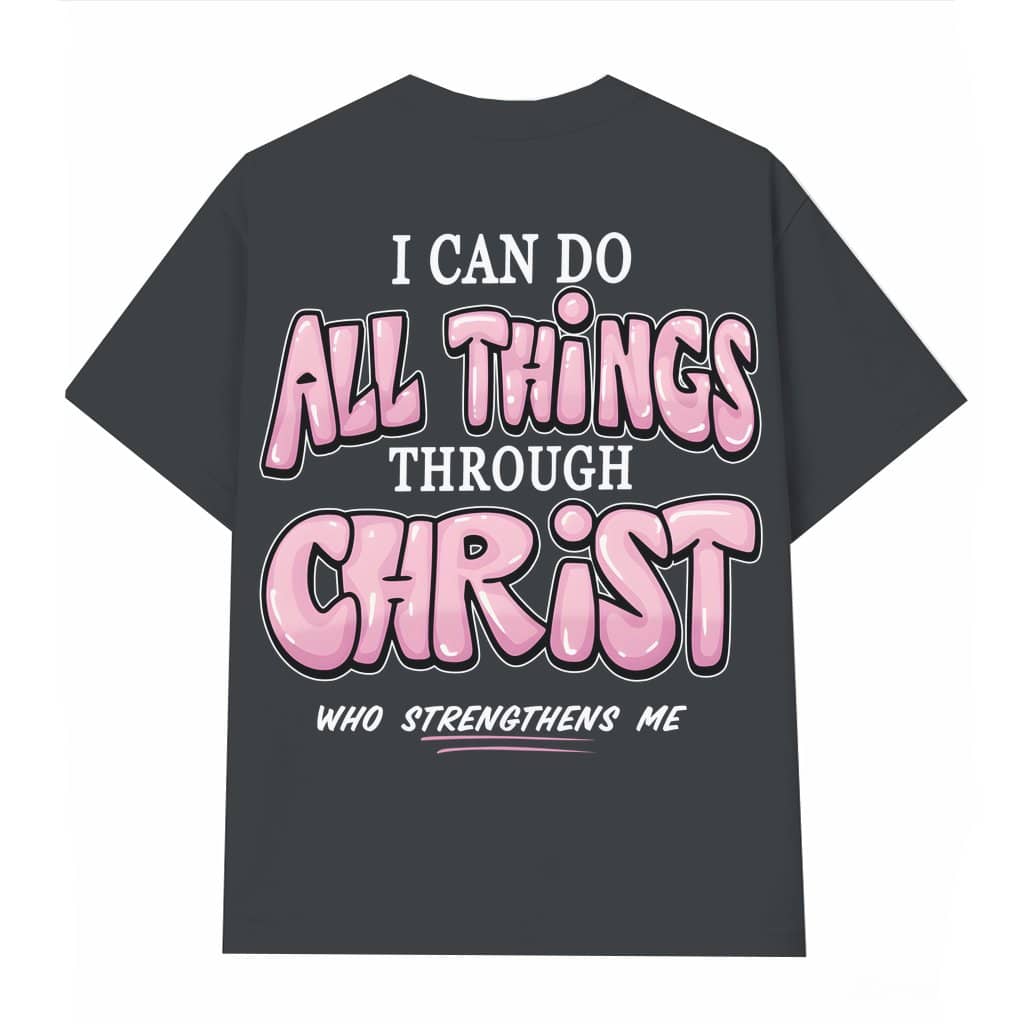 I Can All Thing Through Christ Jesus T-shirt – Mother's Day Gift for Mom Christian