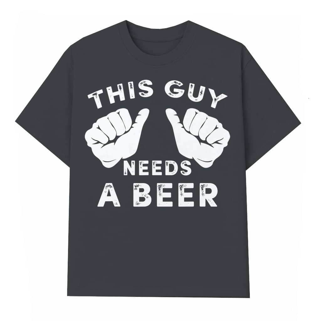 Funny Beer T-shirt – Gift for Men Casual Streetwear