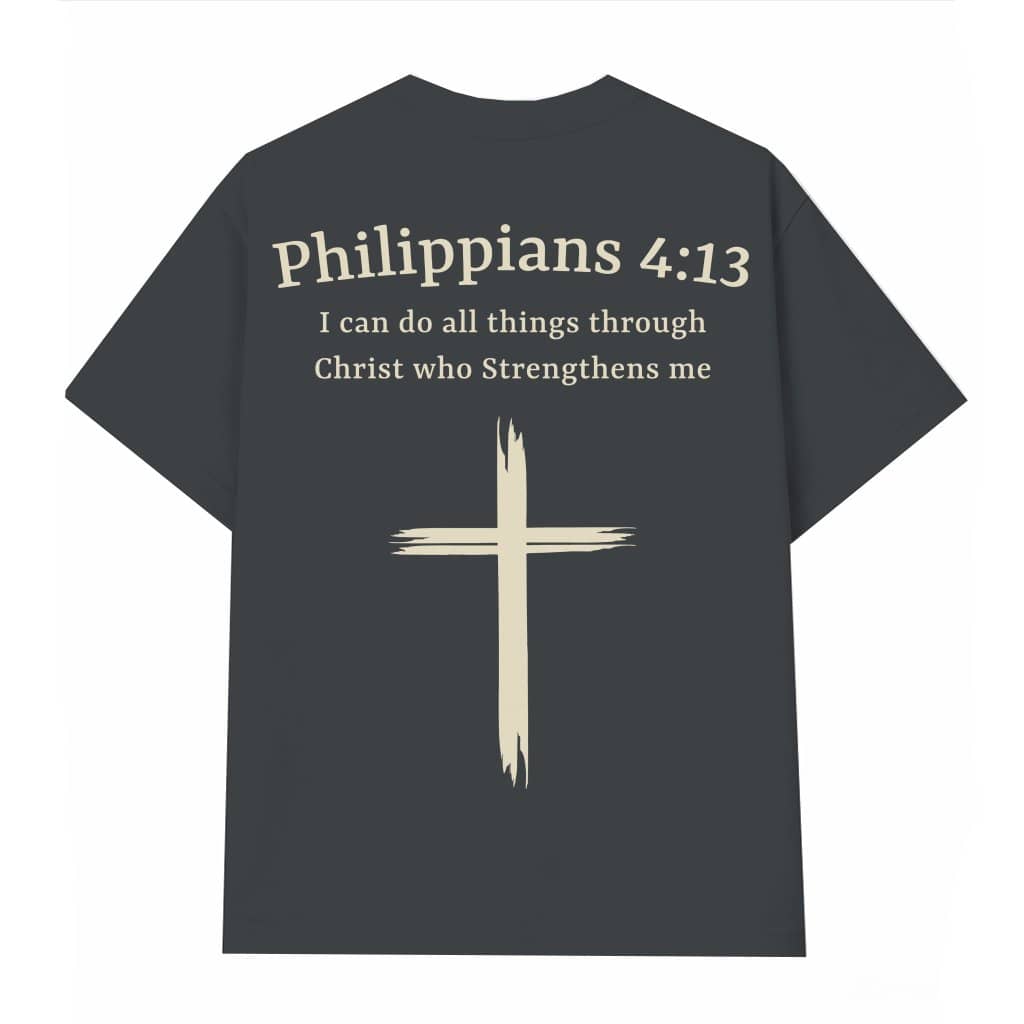 Philippians 4-13 Faith T-shirt – Religious Gift for Jesus Lover Trendy